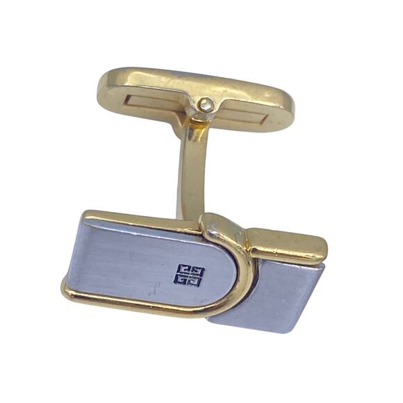Givenchy Authentic Gold-Tone and Silver-Tone Cufflinks - Picture 6 of 8